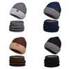 Mens Knitted Hat And Scarf Set With Acrylic Fabric Winter Warmth For Casual Outdoor Use