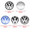 For Volkswagen 4PCS Car Wheel Center Hub Cap Logo Sticker Emblem Badge Cover For VW Volkswagen Polo Golf Passat Tiguan Jetta Touareg Magotan