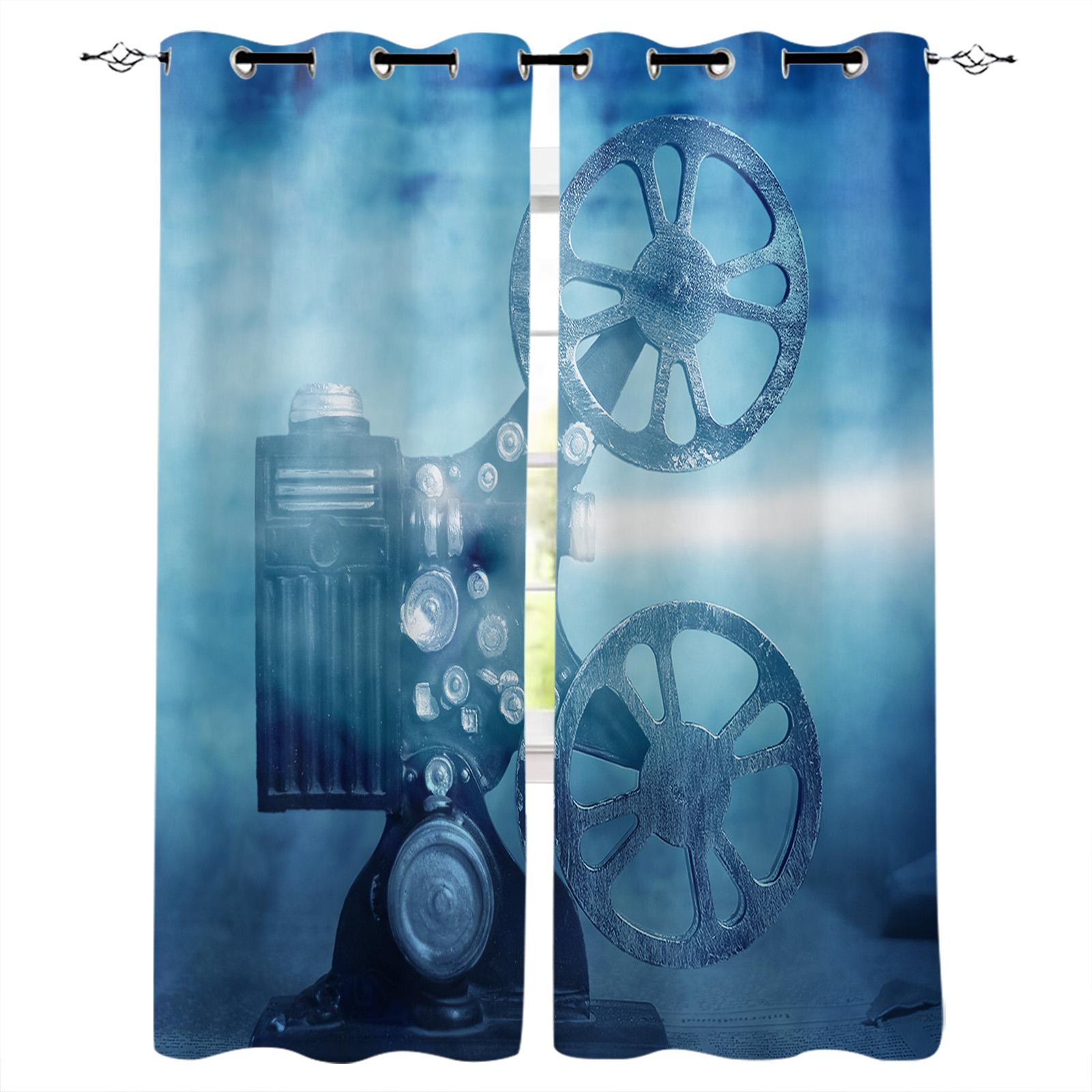 

Пленка Лента Проектор Окна Шторы Спальня Кухня Декор Шторы Панели Шторы для Гостиной 135W x 60H(cm)