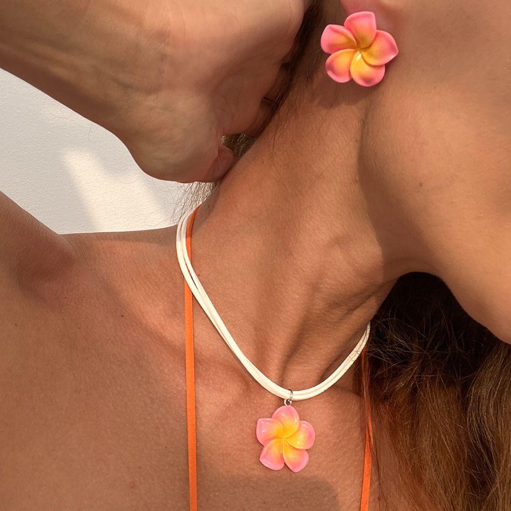 Bohemia Earrings Necklaces Jewelry Set Beach Necklaces Bohemia Style Jewelry Gift