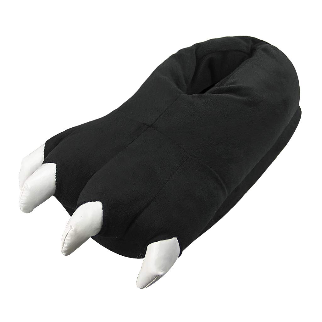 Moonlove Dinosaur Claw Slippers for Men and Funny Room Halloween Indoor and Outdoor Fall and Winter Cold Weather Room Black Women, Shoes, Cosplay,