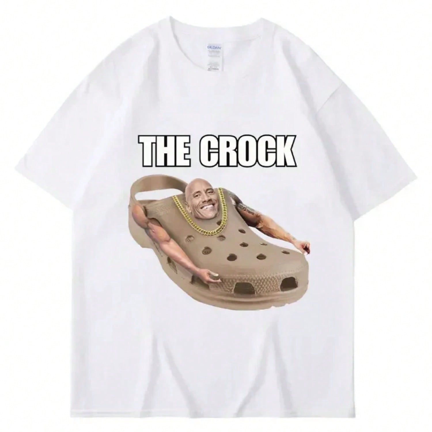 The Crock Funny Meme T Shirt Wounisex Joke Humor Summer unisex T-Shirt Graphic Tops Fashion Streetwear Female T-Shirt S разноцветный