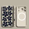 Coque à motif de fleurs marguerites dessin animé Pour iPhone 16 Pro Max Magnétique Pour Magsafe Coque souple Pour iPhone 17 15 14 13 Pro Max 17E 16E