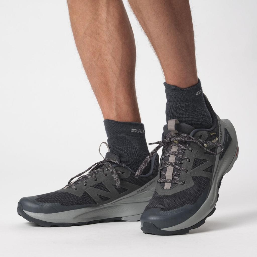 Обувь для треккинга Salomon Elixir Activ Goretex phantom/black/magnet