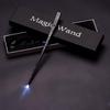 Harry Potter Magic LED Wand Set: Dumbledore & Hermione's Luminous Wands - Perfect Halloween Toy