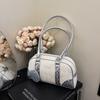 Large-capacity Contrasting Color Pintot Bag Women's 2026 Spring New Leisure Niche Commuter Shoulder Armpit Bag