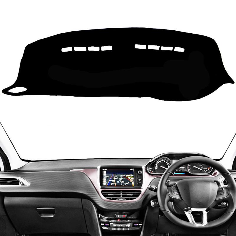 Für Peugeot 208 2008 2013-2015 2016 2017 2018 Auto Armaturenbrett Abdeckung Matte Pad Dashmat Sonnenschutz Dash Protect Teppich Zubehör