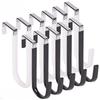 Door Hook with Rubber No Need for Drilling Cabinet, Wardrobe Door Rear Anti Slip Hook Over The Door Organizers