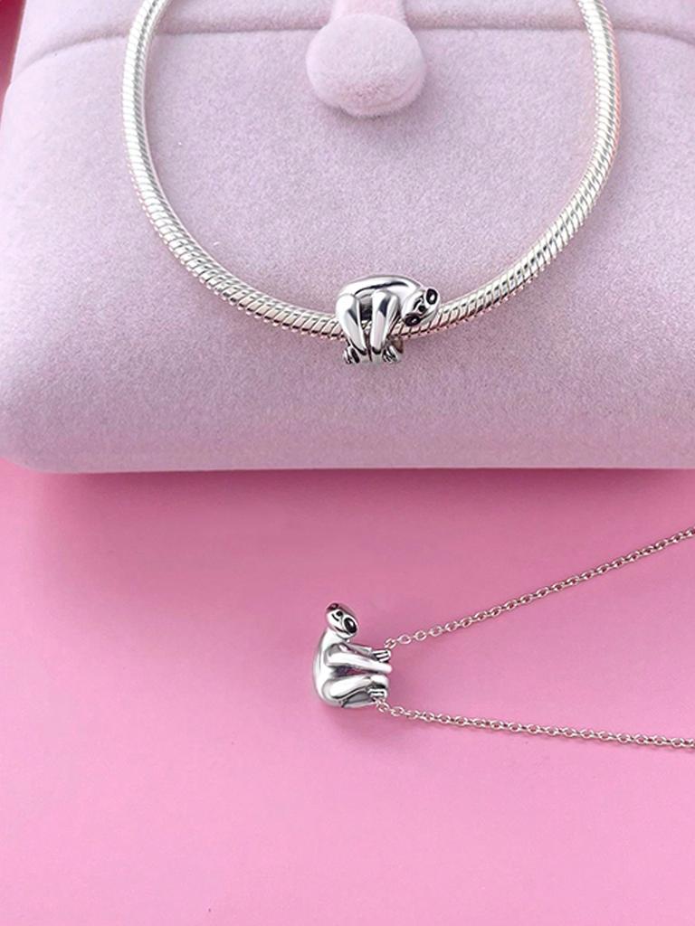 Charms Plata Cute Lion Sloth Penguin Beads Copper Plated Fit Charms Copperoriginal Bracelet For Jewelry Making Diy Charm