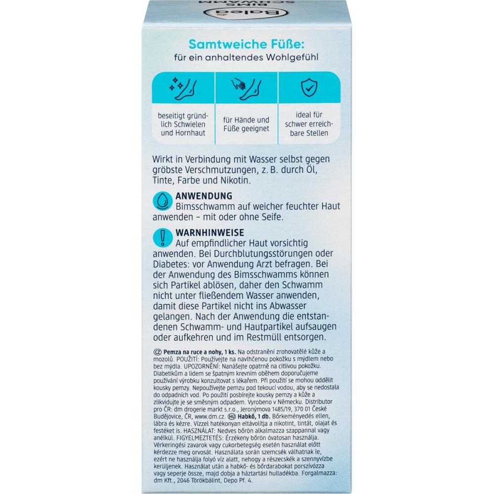 1 DM Balea Hornhautentfernungsschwamm