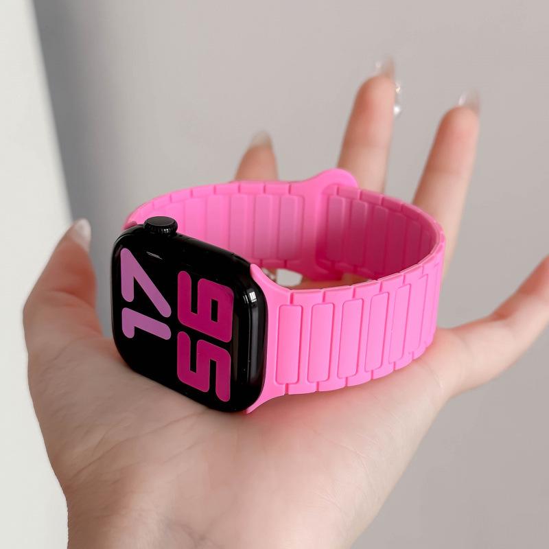 

Спортивный ремешок «Пион» для Apple Watch S9-S10, SE - Дышащий браслет S10 46mm: 44/45/49mm/1st-3rd Gen 42mm Compatible