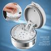 Double Layer Orthodontic Retainer Box Magnetic Cap Draining Braces Storage Case Portable Leak-proof Denture Soaking Cup Travel