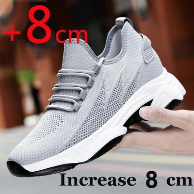 Sneaker da uomo Casual Scarpe Rialzate Scarpe con Aumento di Altezza 8cm Per Uomo Estive Traspiranti Scarpe Elevator 6cm Soletta 10cm Più Alto