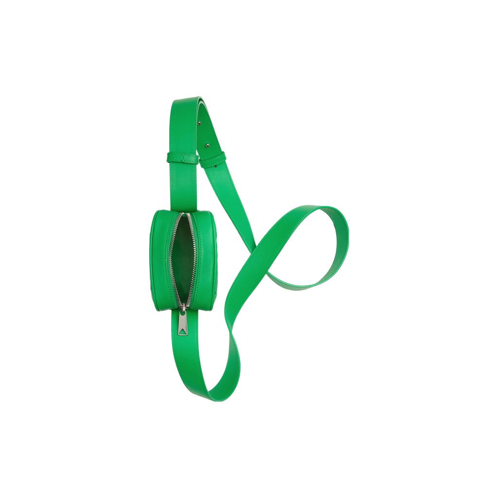 Neue Bottega Veneta Handy-Tasche aus Rindsleder, Schultertasche, Umhängetasche, Regular Herren Papageiengrün 729296VCPQ33724