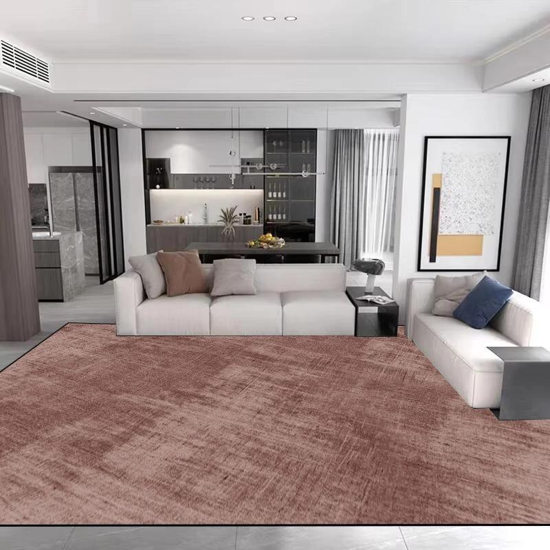 

Minimalist Solid Color Non-slip Carpet for Living Room Decoration Bedroom Office Fluffy Rug Easy Clean Short Velvet Floor Mat 50x 80cm