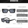 Vintage Gradient Leopard Print Women Men Square Sunglasses Luxury Designer Lenses for Beach Travel Fashion