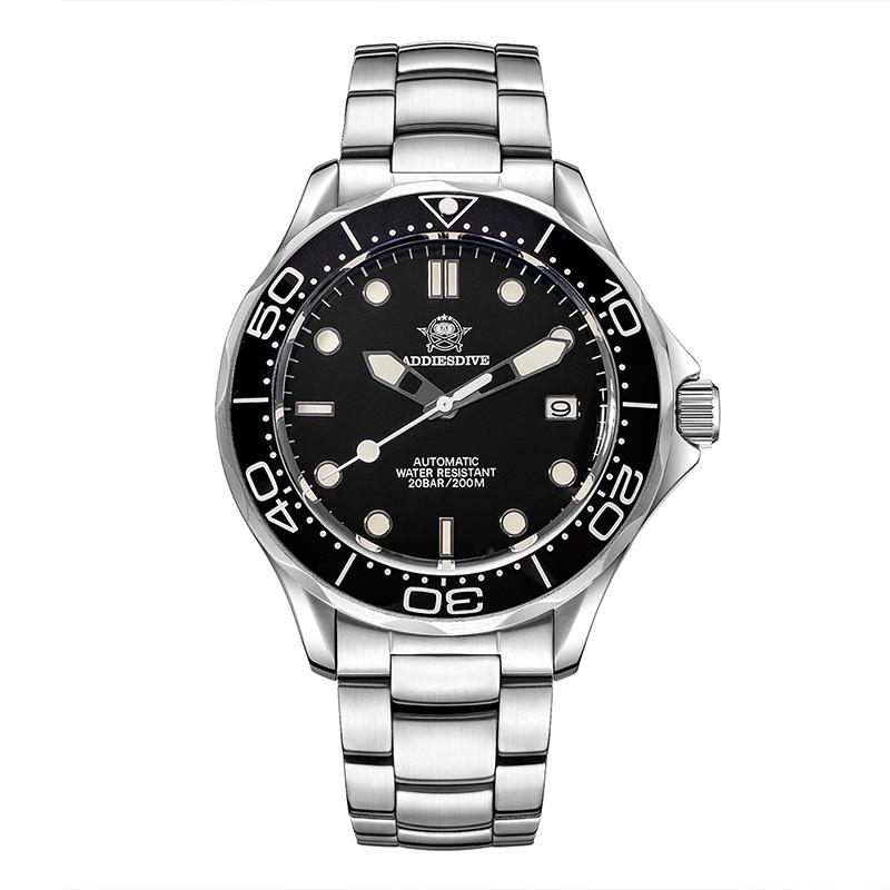 ADDIESDIVE AD2106 NH35 Sapphire Luminous Automatic Mechanical Watch for Men 100M Waterproof Dive Wristwatch Premium Male Watches