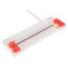 Paper Cutter 4 In 1 Rolling Portable Photo Trimmer Dotted Straight Wavy Creasing GaugeWhite