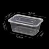 Disposable Rectangular Plastic Food Containers