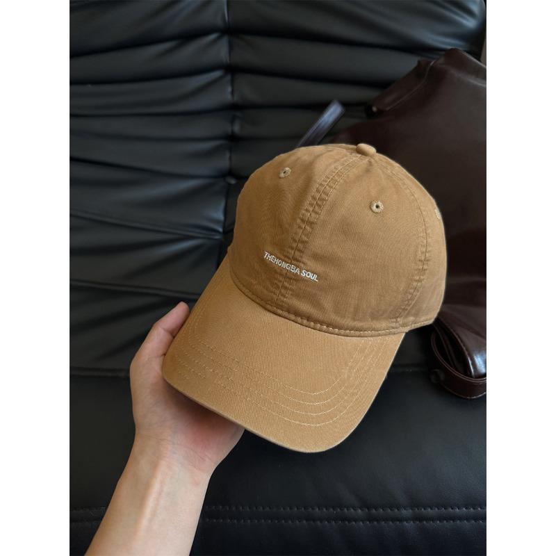 New letter embroidered baseball cap women's summer fashion couple's versatile daily simple cap