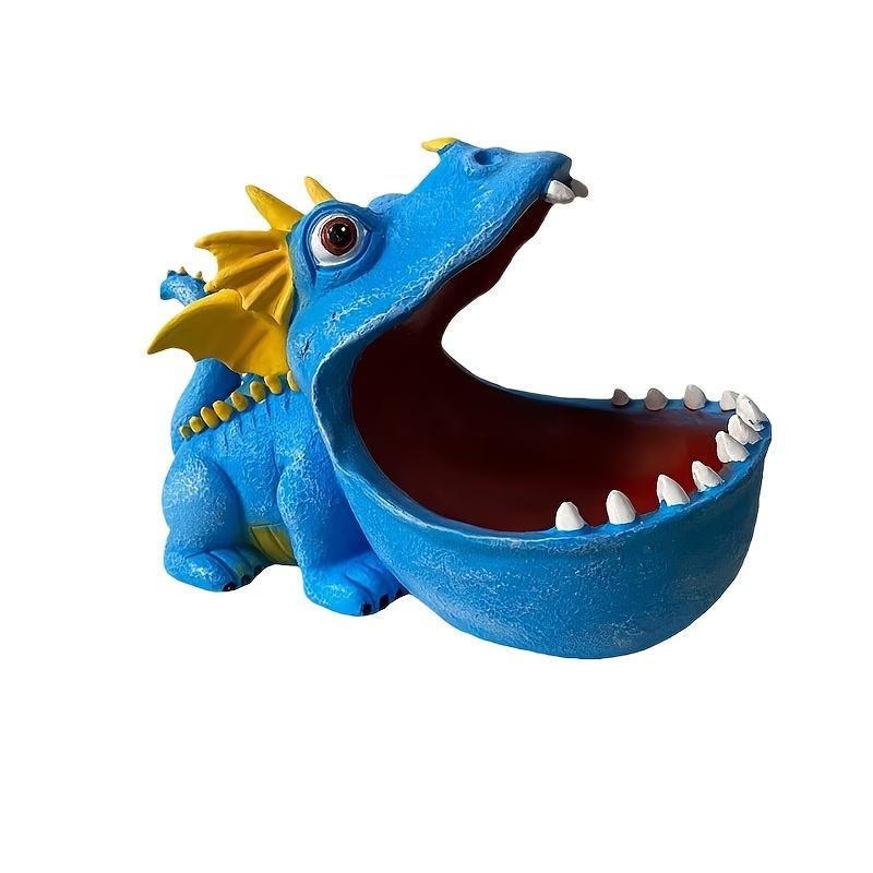 Dinosaur Candy Dish Resin Statue for Home & Office Decor, Perfect for Christmas ,Halloween, Versatile Indoor/Outdoor Use