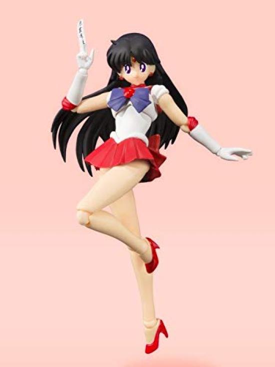 TAMASHII NATIONS Sailor Moon Sailor Mars Color 140mm ABS PVC Painted Action Figure S.H.Figuarts -Animation Edition- Approx. &