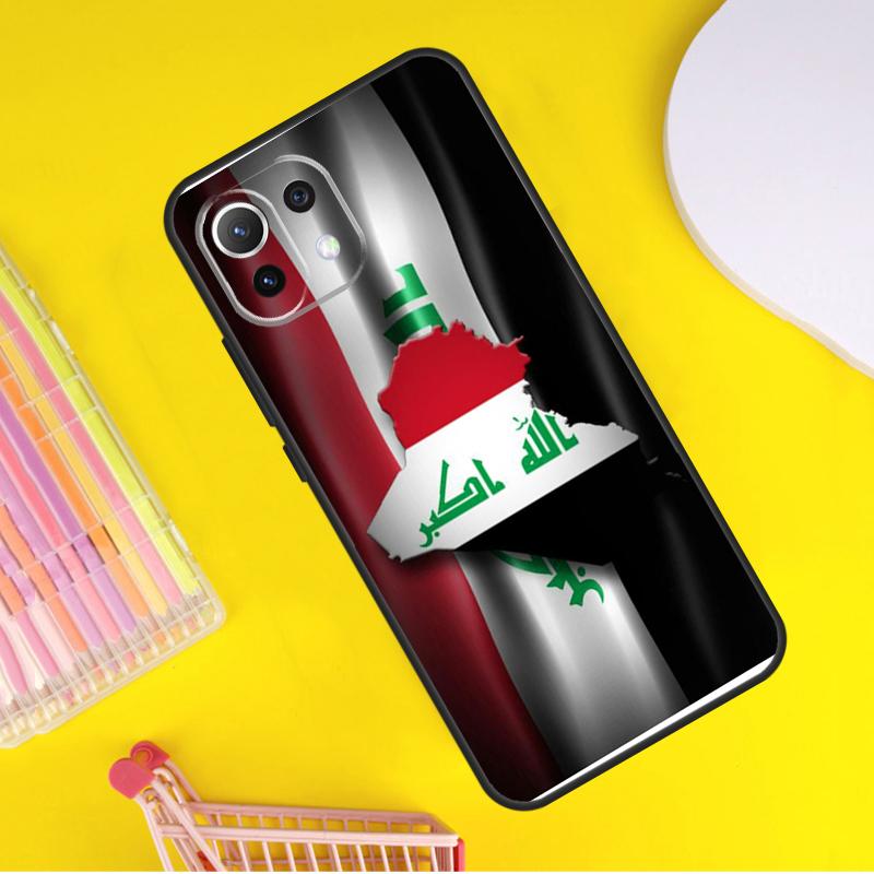 Iraq Flag Cover For Xiaomi 14 Ultra 13 11T 12T 13T 14T Pro POCO X7 X6 Pro X3 X5 F3 F5 M6 F6 Pro Case