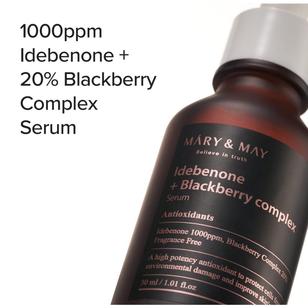 [Mary&May] Idebenone Blackberry Complex Serum 1.01 Fl Oz / 30ml