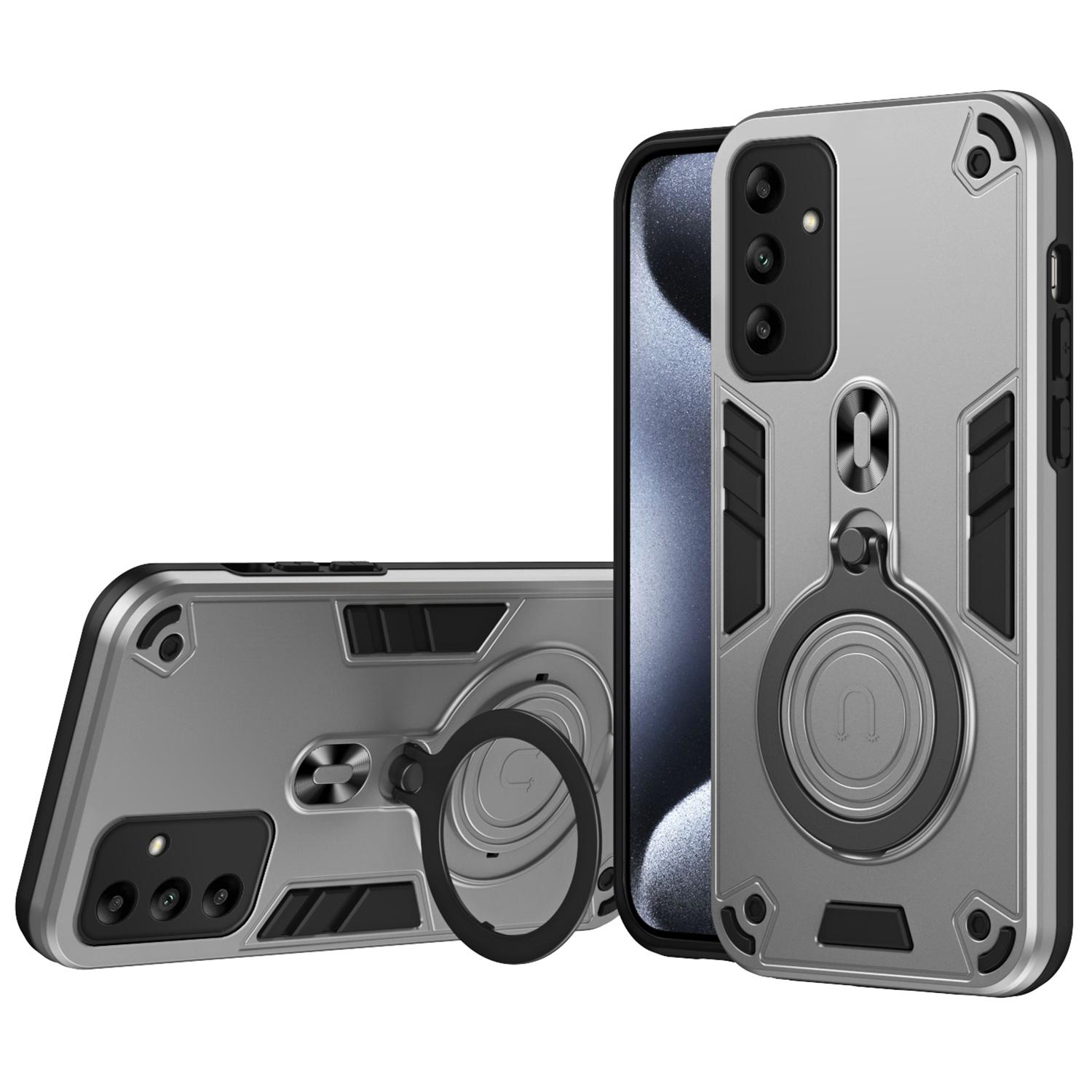 

For Samsung Galaxy A05s 4G Case Rotatable Kickstand PC+TPU Drop Protection Phone Cover C