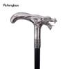 Dinosaur Lizard Walking Cane Fashion Decorative Walking Stick Gentleman Elegant Cosplay Cane Knob Crosier 93cm