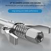 10000 PSI Grease Tool Coupler Double Handle Stainless Oil Injector Nozzle Heavy-Duty Quick Lock NPTI/8 Leak-Free Grease Tool Tip