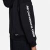 Nike Kids Letter Print Hooded Casual Sweatshirt Kids sweatshirt Black FB4343-010