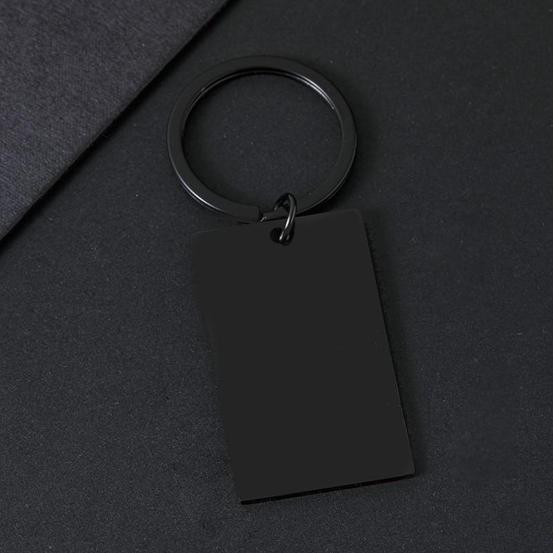Custom Stainless Steel Holiday Pendant Keychain with Laser Engraving