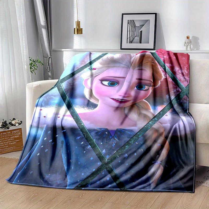 1pc, Elsa Frozen Princess Blanket Home Decor, Couch Throw, Outdoor Blanket, Gift for Friends, Coverlet Perfect for Bedroom, Living Room