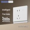 Smart Switch Panel with Dual Control for Whole House, Mijia App-Connected, Zero Fire Bluetooth Mesh 2.0.