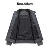 TOM ADAM Men's Casual Leather Jacket