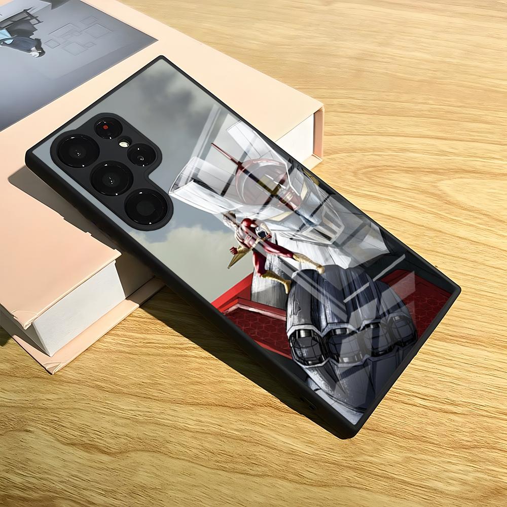 UFO Robot Goldorak Phone Case For S25 Ultra Samsung S24 Fe S22 S20 S23 21 Plus A54 A34 A53 A16 Glass Cover