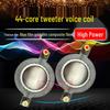 44.4mm Tweeter Voice Coil with Pillar Titanium Diaphragm, Round Flat Wire, 44 Core Speaker Coil, Multiple Options Available