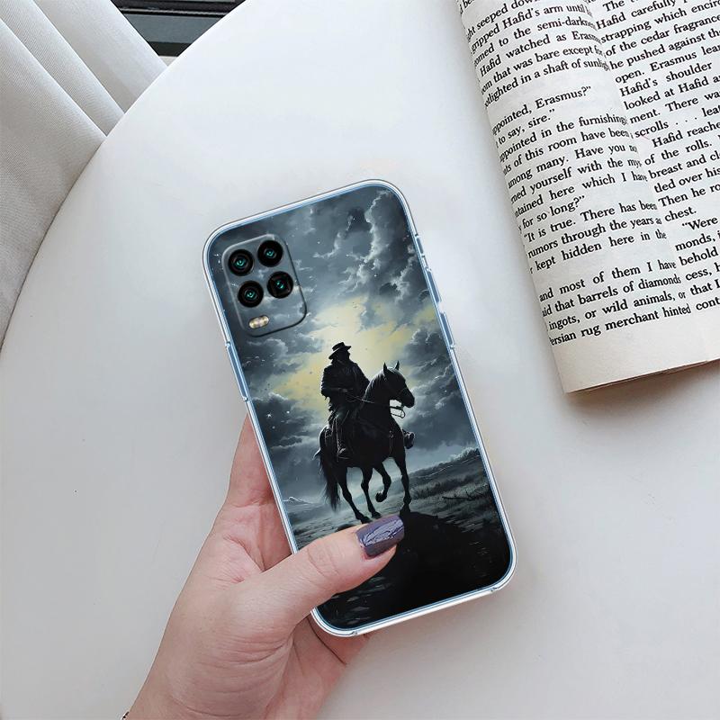 RP25 Cowboy Transparent Phone Case for LG K22 K30 K40 K40S K41 K42 K50 K50S K51 K51S K52 K61 K62 K71 K92 Q60 Q61 V40 V50 V60