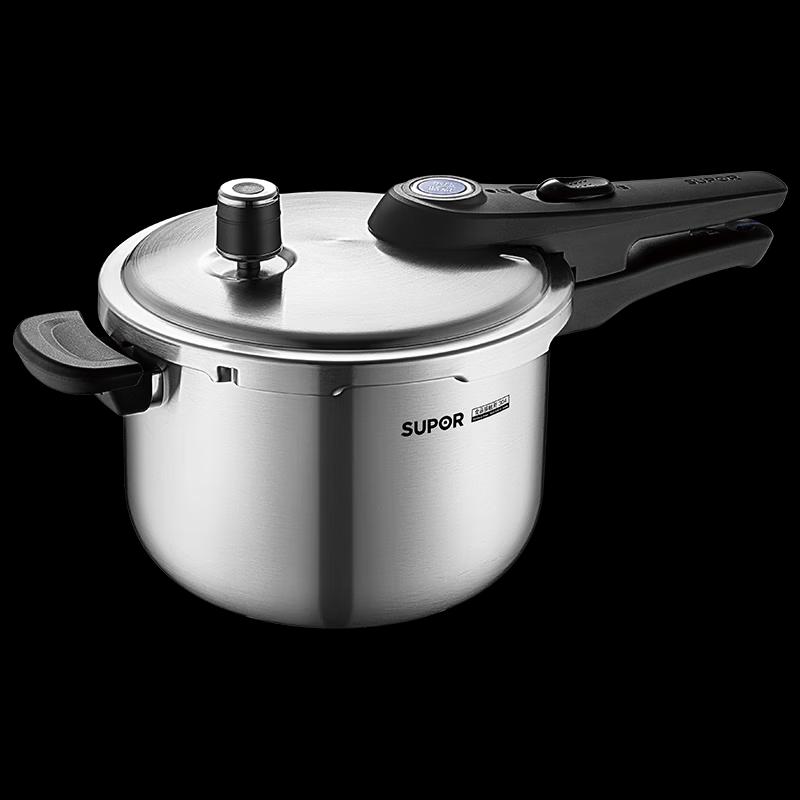 

SUPOR 5.5L 304 Stainless Steel Pressure Cooker