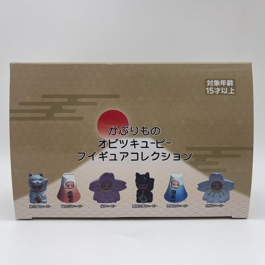 Spot-Changing Chibi Doll Blind Box Lucky Cat Mount Fuji Cherry Blossom Mini Doll Figurine Tabletop Ornament  Birthday Gift