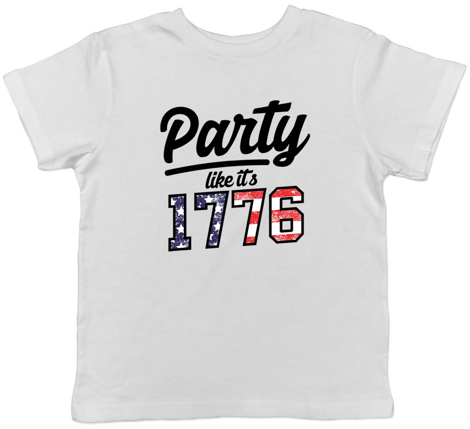 Party Like It s 1776 American Independence Day Childrens T-Shirt Boys Girls Gift 100