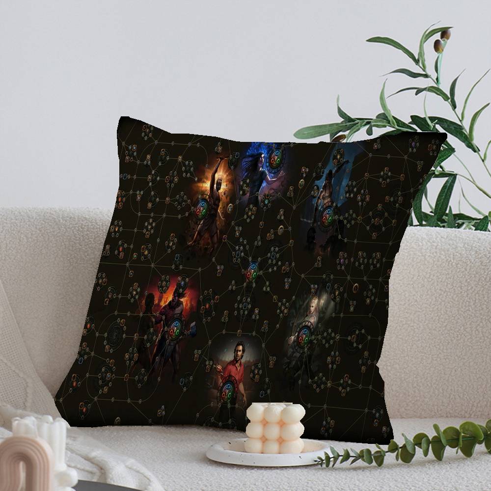 P-Path O-Of E-Exile Personalized Pillow Cover Kids Bedroom Wild Party Decor Pillowcase kid Birthday shower Gift