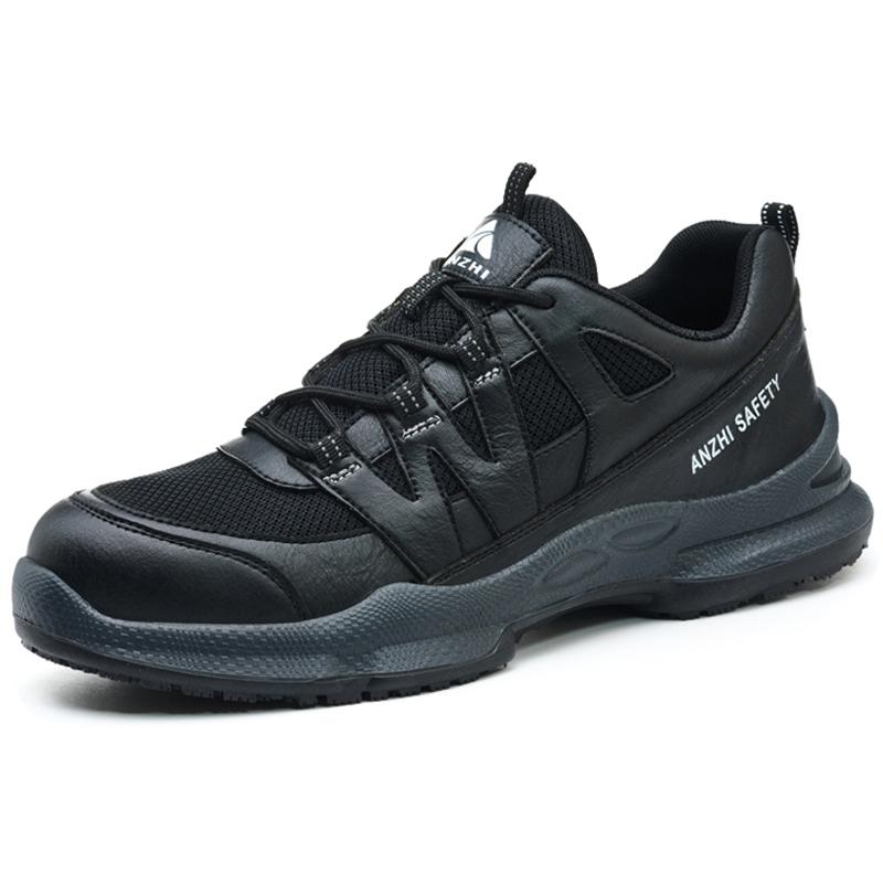 

Breathable Security Footwear Black Work Sneakers Safety Shoes Men Anti-Smash Anti Puncture Indestructible Shoes Wear Resistant 37