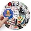 Shakespeare Graffiti Stickers Pack - 50 Sheets for Decorating Laptops, Phones, Fridges & More