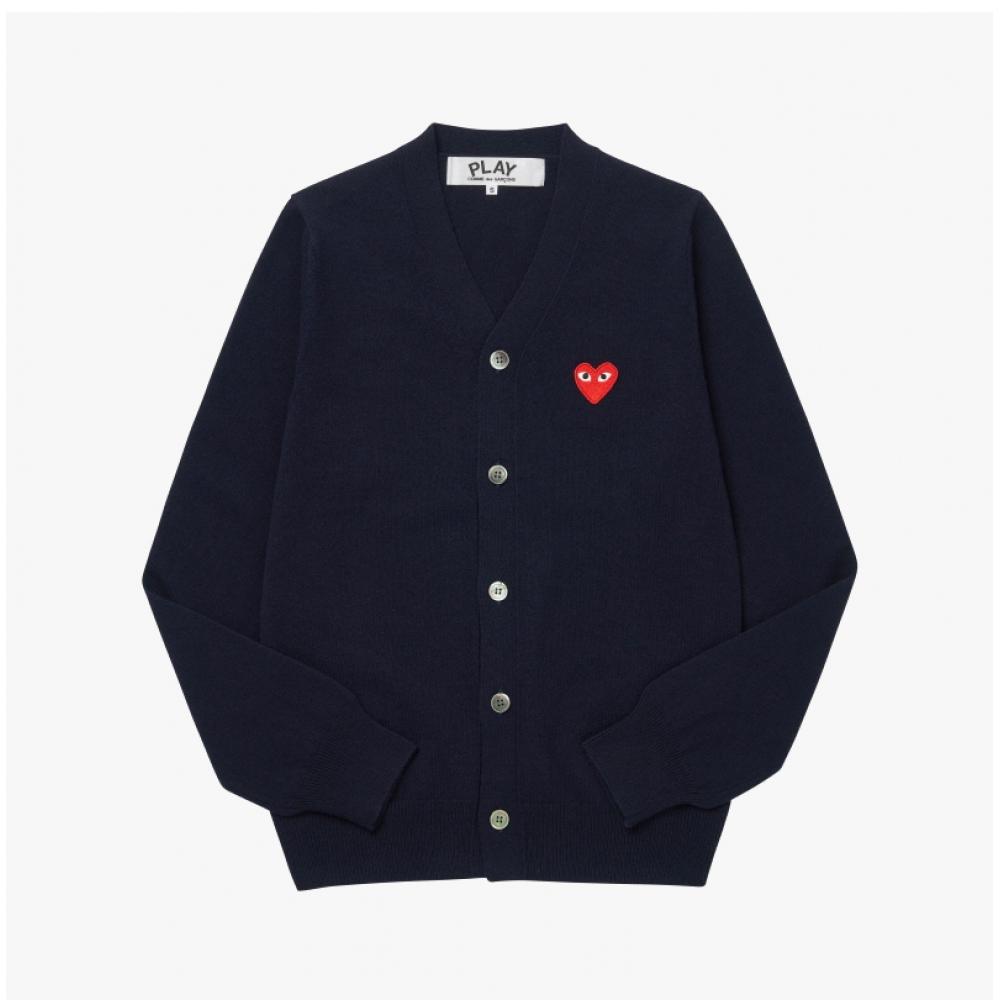 Comme DeS Gar OnS Men S Cardigan Red Heart Wappen P1n008 2
