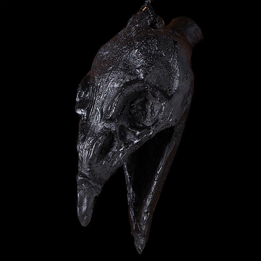 Aztec Death Whistle with Real Screaming, Crow Mouth Design for Halloween Prank, Weird Sound War Whistle Modern Use