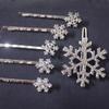 Gift Princess Barrette Comb Fashion Snowflake Hairpin Jewelry Crystal Hair Clip