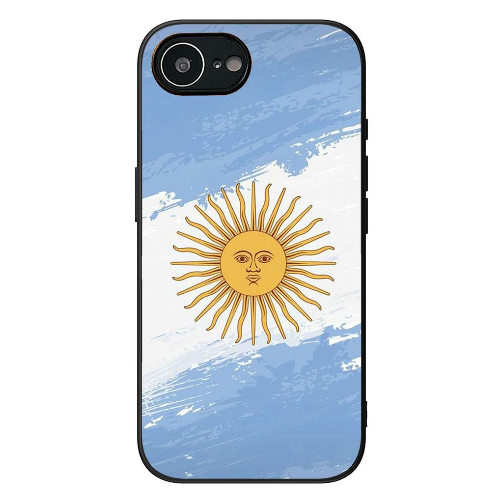 Argentina Flag Football Number 10 Champion for Samsung Galaxy A36 A17 A26 A07 A35 A54 A53 A13 A33 A34 S20 S21 FE S10 Plus Case