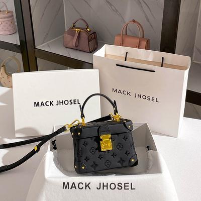 Small Niche Design, High-end Embroidery Box Bag, Versatile Box, Crossbody Bag